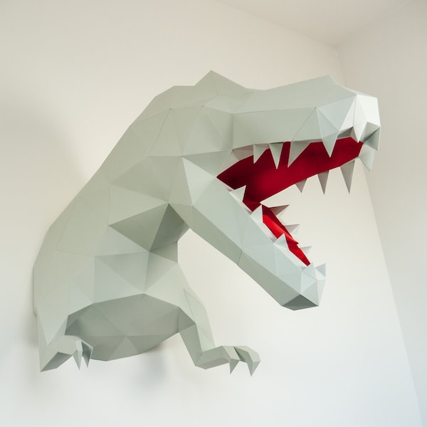 Faux Taxidermie Papertrophy T-Rex