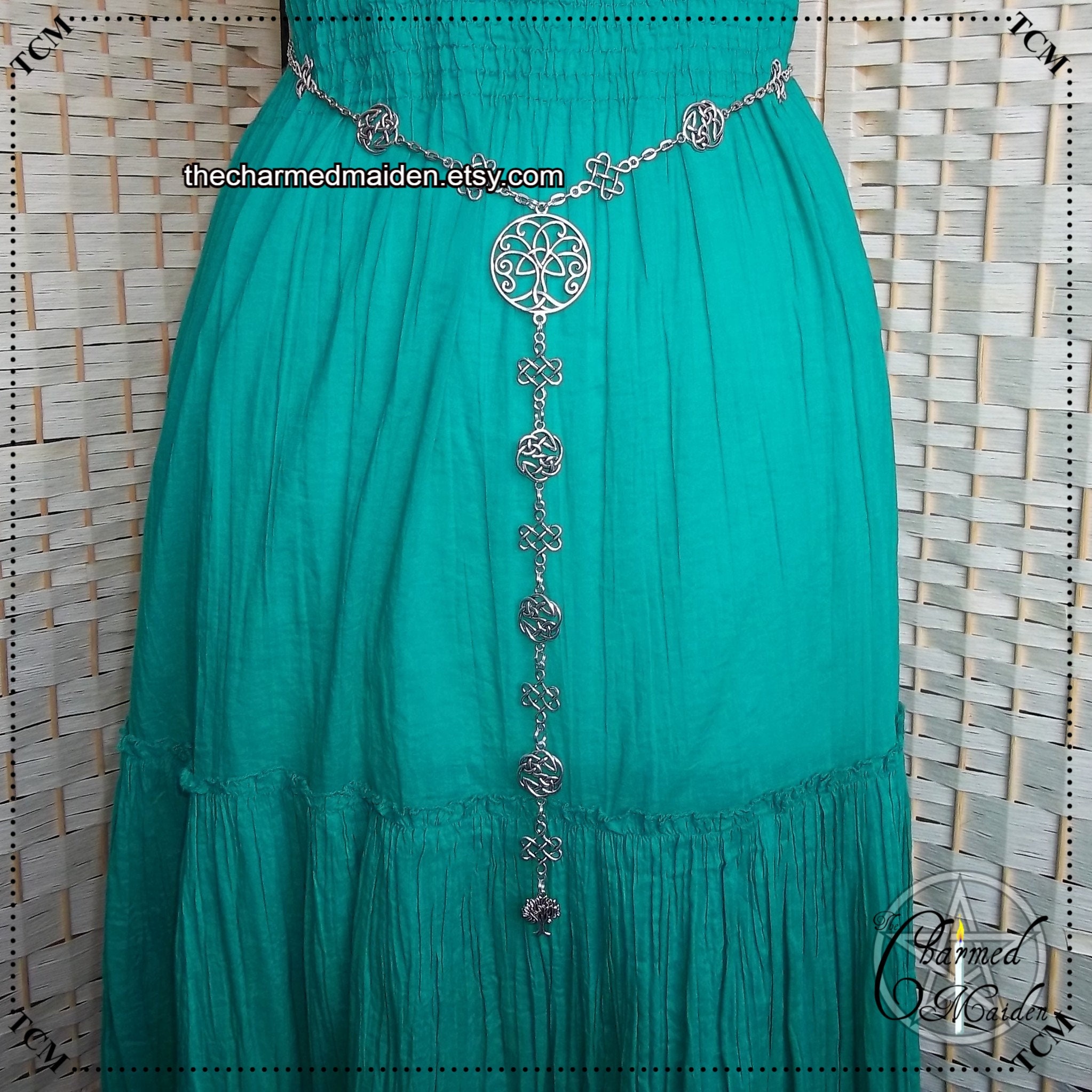 Tree of Life Girdle Belt Celtic Girdle Belt Pagan Belt Wiccan
