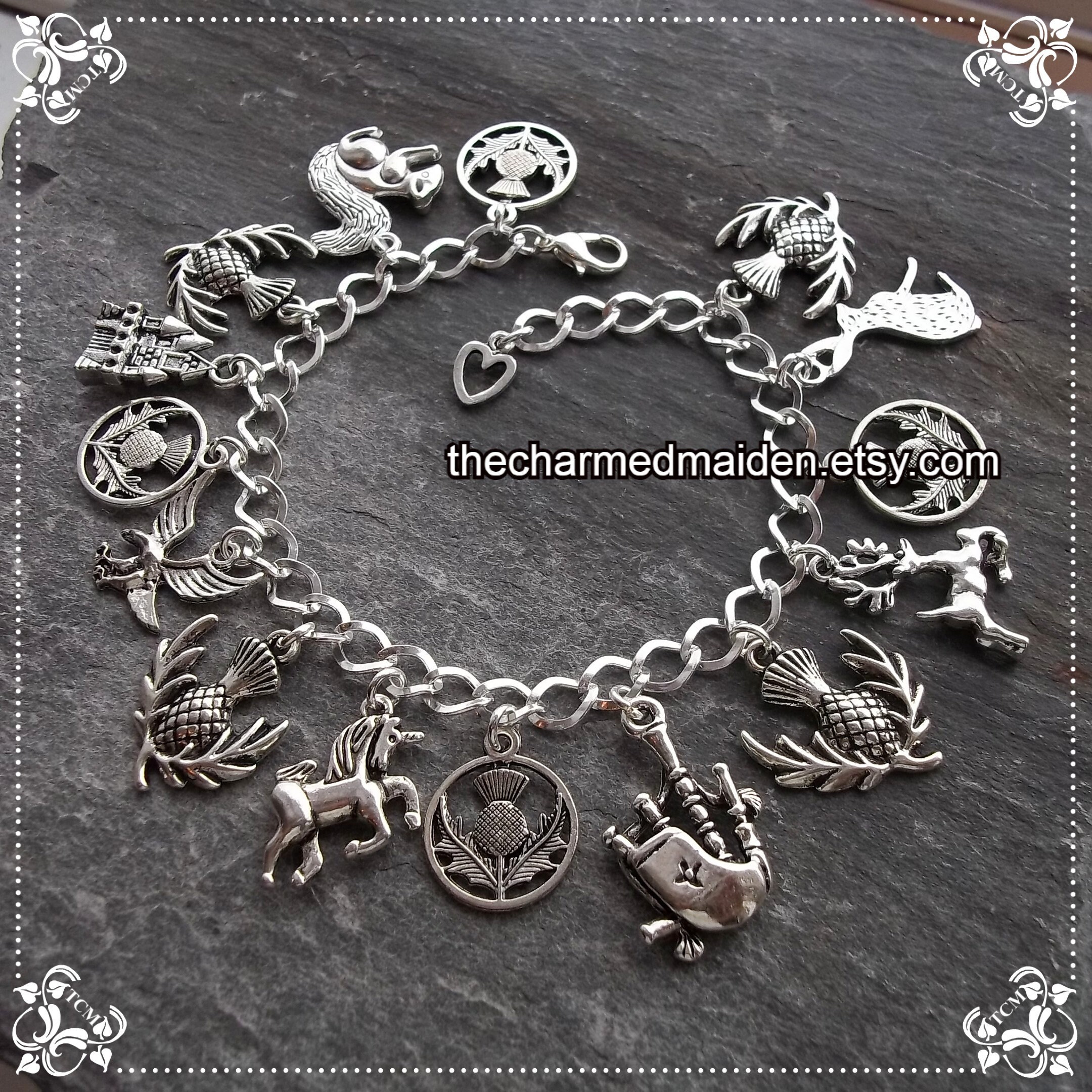 New coquette charm bracelets now available on my etsy! there are three  variations and only one of each! ૮꒰ ˶• ༝ •˶꒱ა ♡ ... | Instagram