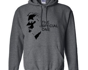 José Mourinho Chelsea Gray Soccer Hoodie Custom Adult The Special One Jose Hoody