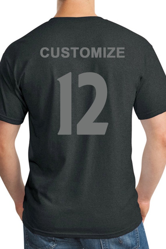 Gray Barcelona FC T Shirt Custom Soccer 