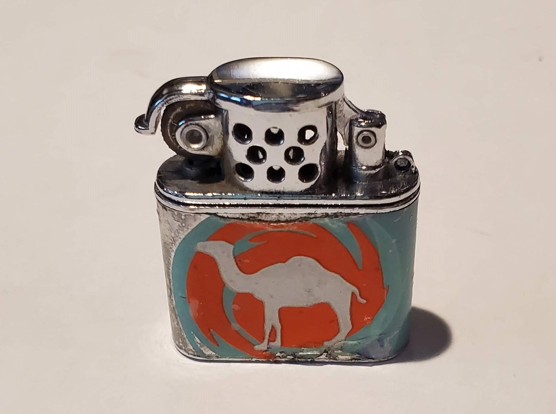 Vintage Camel Lighter, Similar to Zippo Etsy