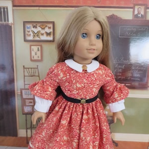 18 Inch Doll Clothes - 1850 Day Dress fits dolls like American Girl ™