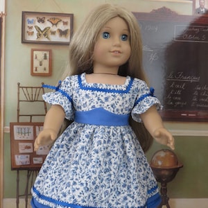 18 Inch Doll Clothes - Civil War Style Walking Dress