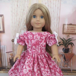 1850 Civil War Style Dress for 18 Inch Doll like American Girl ™