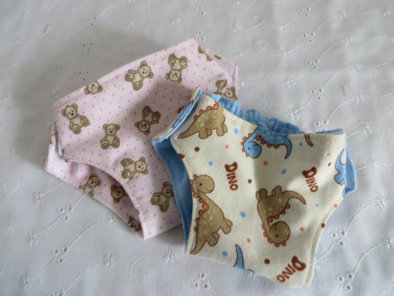Baby Doll Clothes (Medium Size) - Diapers (Set of 2) Baby Doll Clothes (Medium Size) - Diapers (Set of 2)