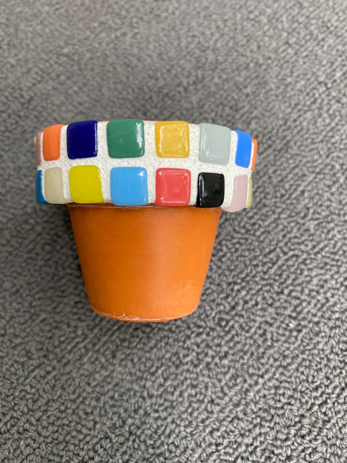 Mini Mosaic Terracotta Flower Pot Succulent Planter Etsy