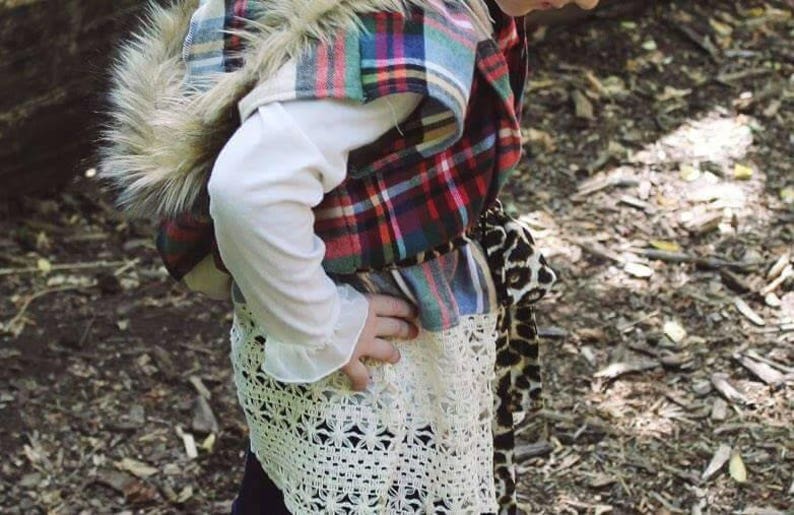 Madeline Vest Pink PomPon Toddler girl vest baby fur Etsy