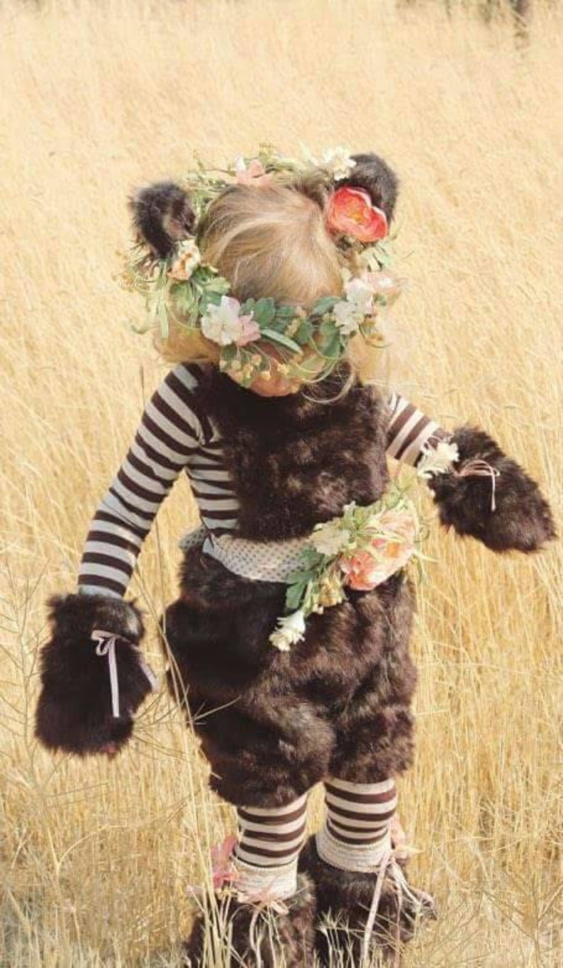 Fiona girls halloween costume Toddler bear costume woodland halloween costume halloween costume baby girl bear costume Bear costume