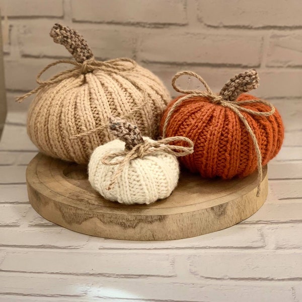 Knitting Pattern - Pumpkins