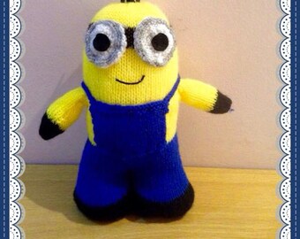 Minion Soft Toy Knitting Pattern