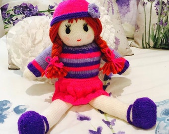 Rag Doll Knitting Pattetn