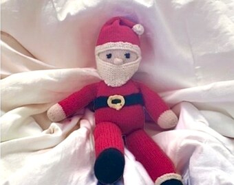 KNITTING PATTERN - Father Christmas Rag Doll/ Santa Rag Doll