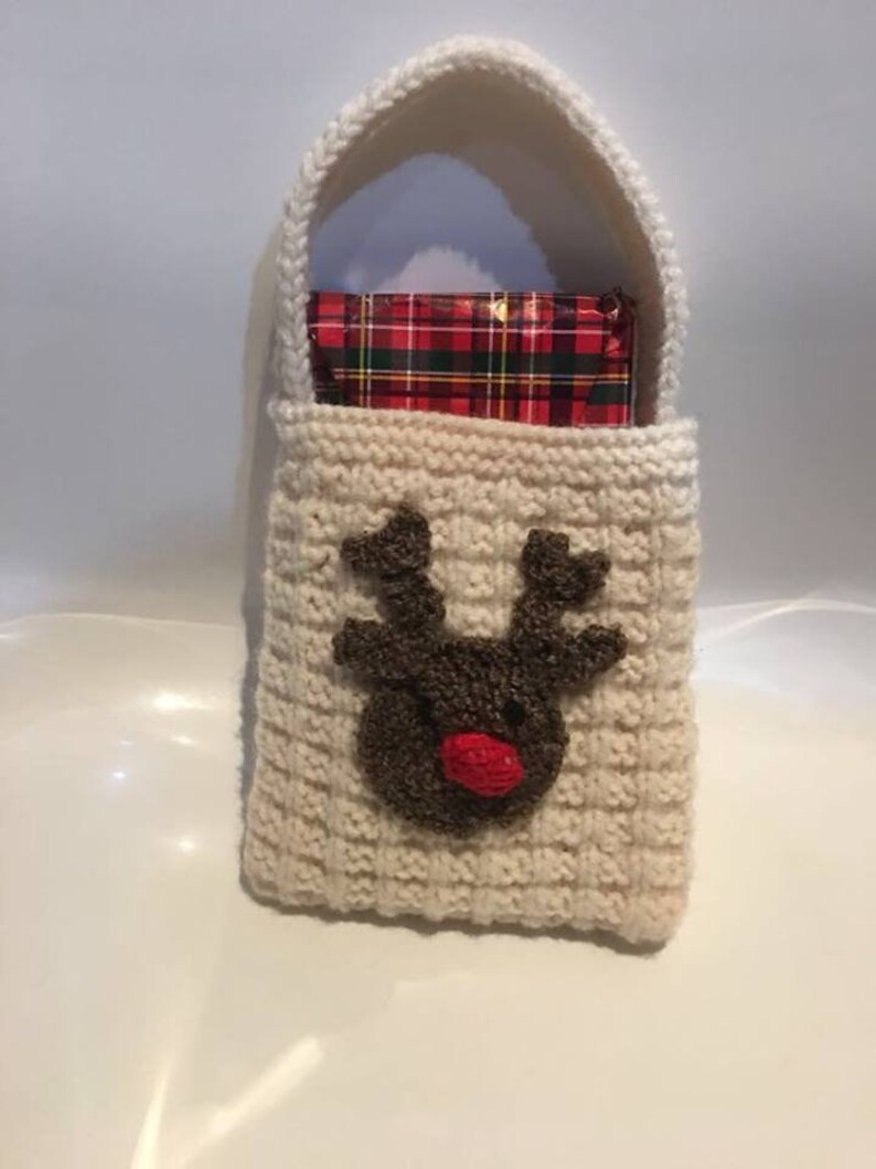 Knitting Pattern Christmas Gift Bags Etsy Ireland