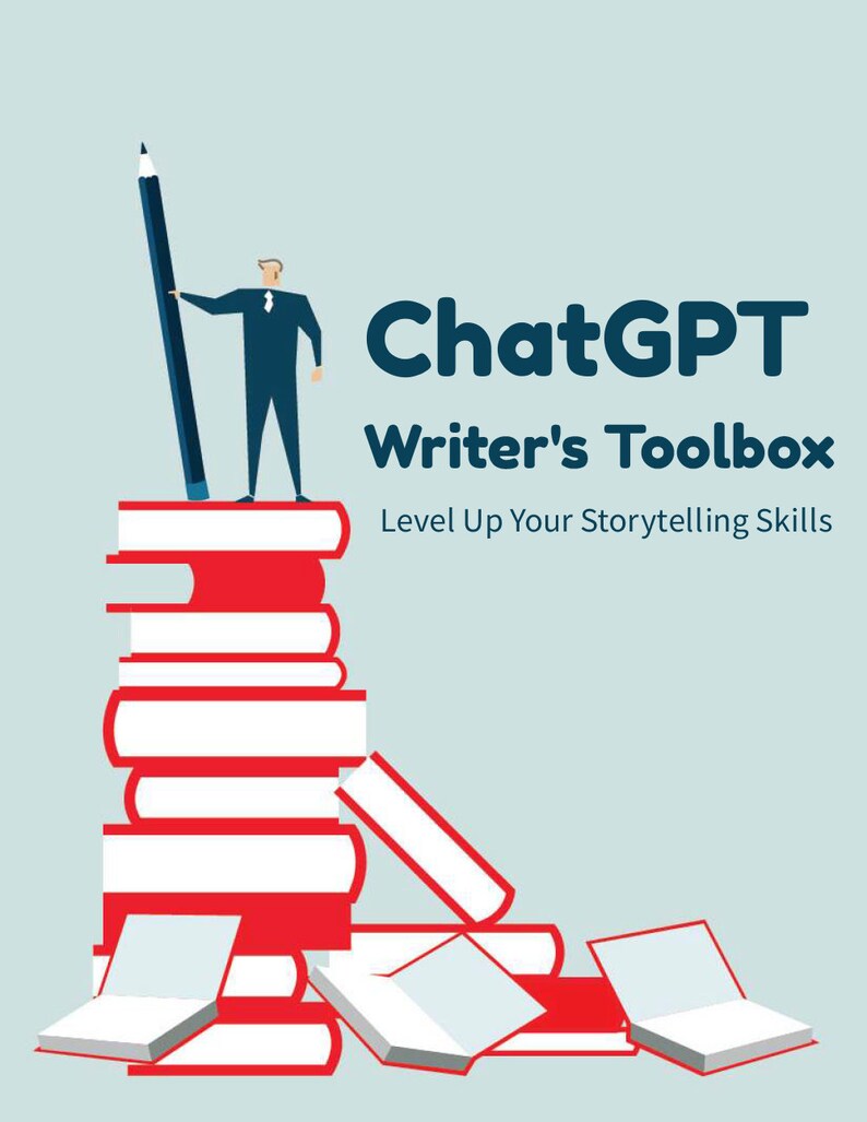 ChatGPT Writer's Toolbox Level Up Your Storytelling Skills Book ChatGPT Prompt for Writers chat gpt prompts for fiction writers eBook image 1