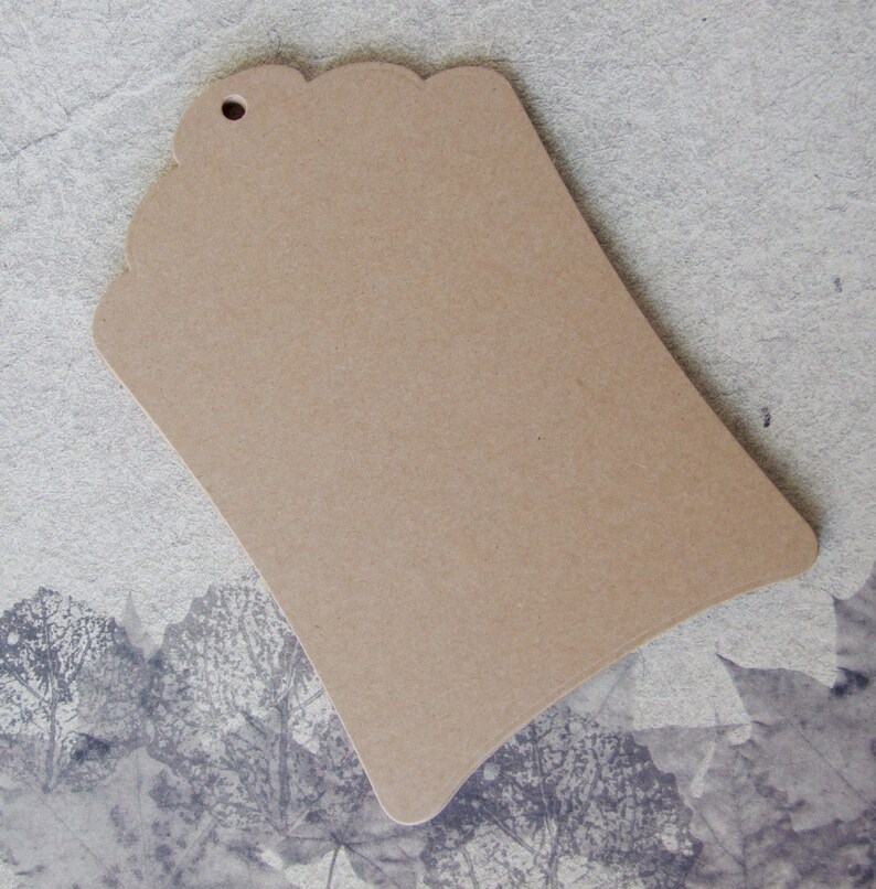 extra large kraft luggage tags