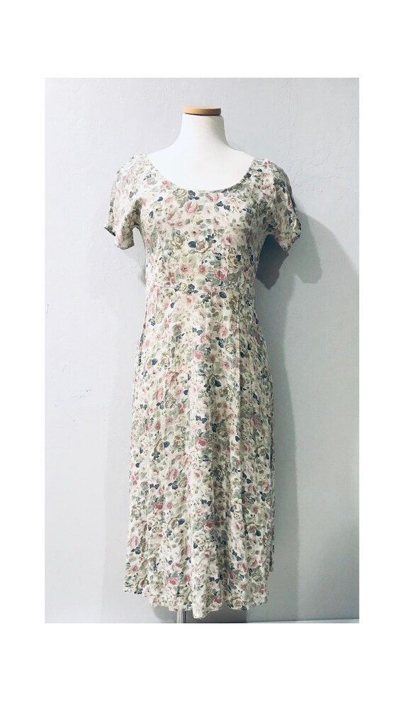 pastel floral dress