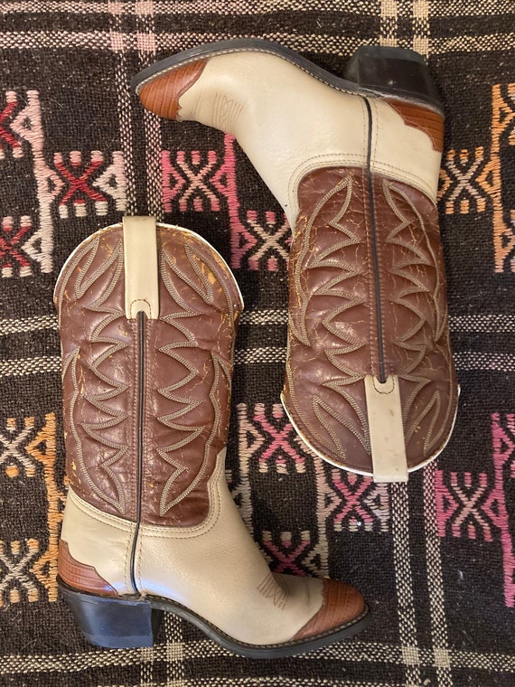 Vintage Durango Dual Toned Cowboy Boots