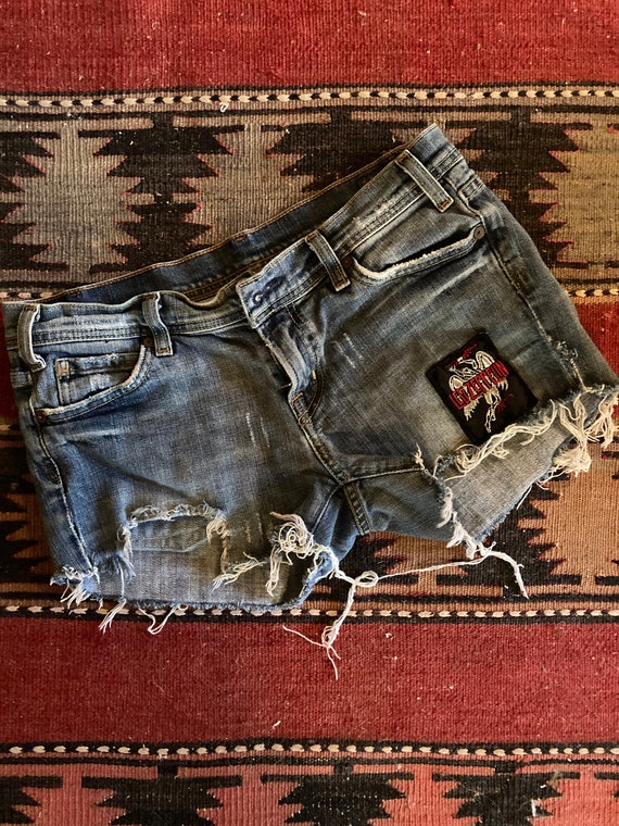 Vintage Busted Patched Cutoffs