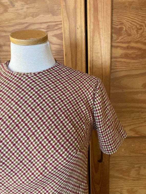 Vintage 1950s Houndstooth Dress