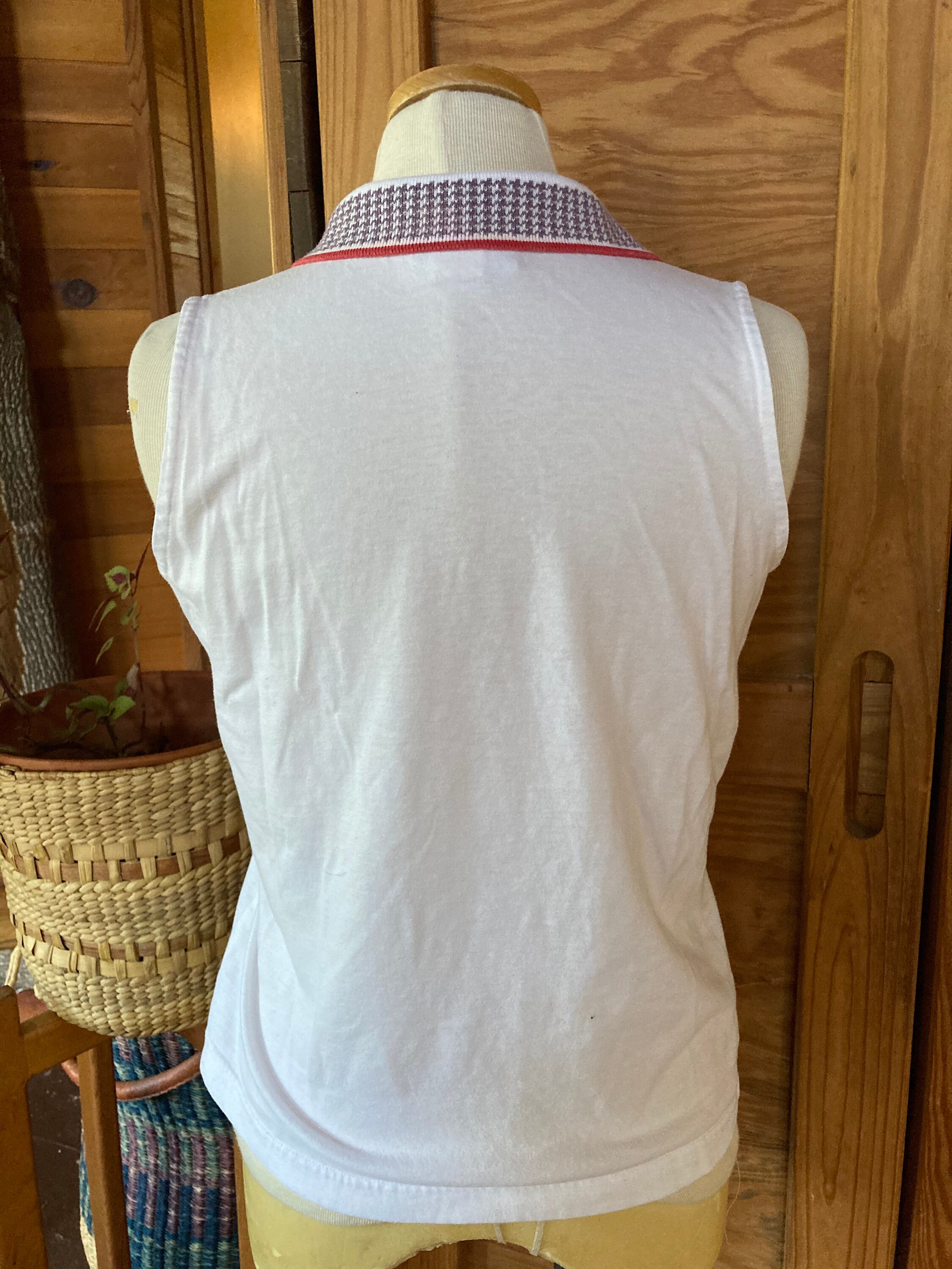 Vintage 1980s Collared Tennis Tee Etsy