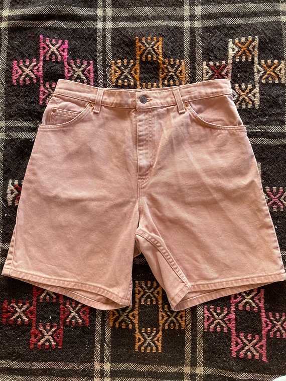 Vintage Dusty Pink Levis Orange Tab Shorts