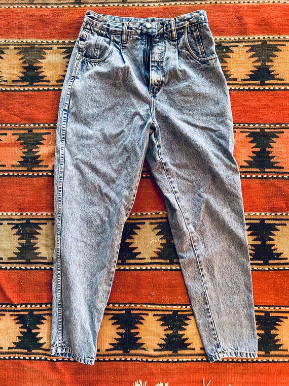 Vintage 1980s Acid Wash Jeans - image 3