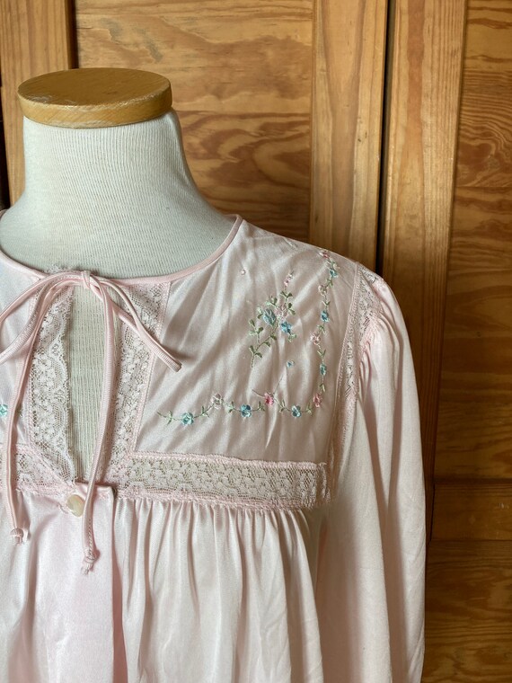 Vintage Mesh & Slinky Blouse (S)