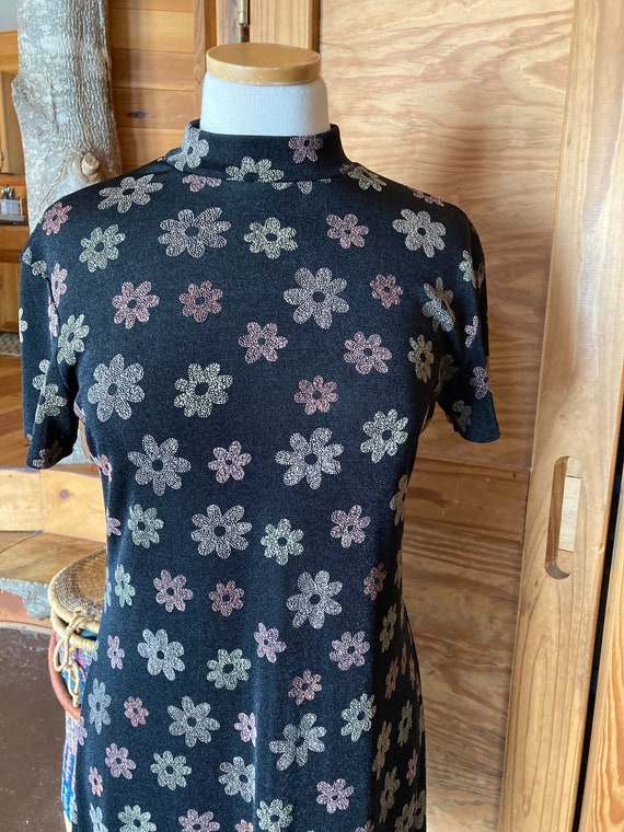 Vintage 1990s Flower Power Bodycon
