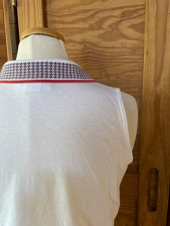 Vintage 1980s Collared Tennis Tee - image 4