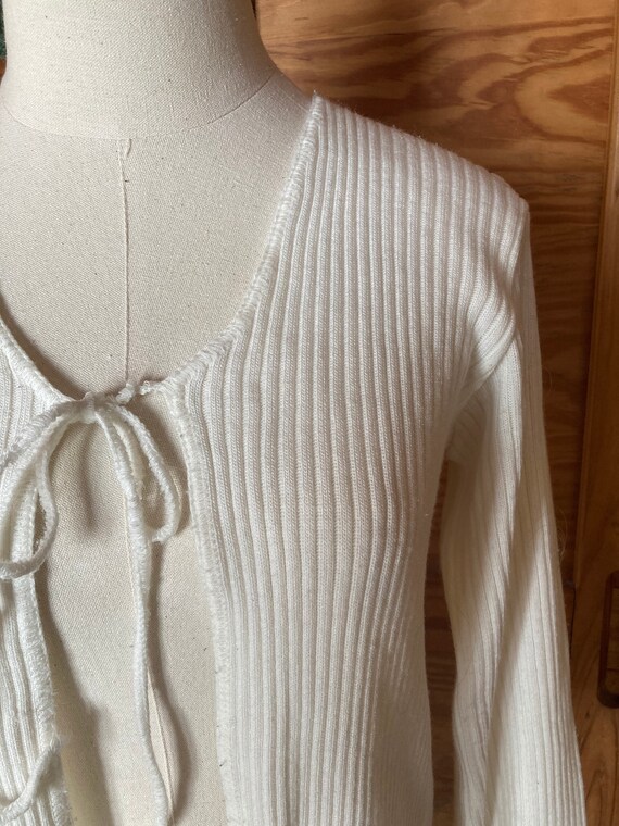 Vintage Rib Knit 90s Cardigan - image 1