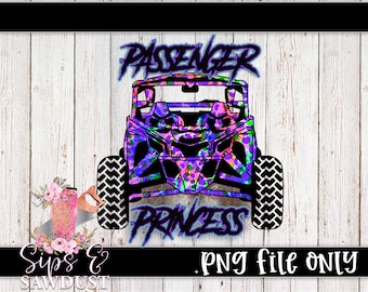 Can Am passenger princess png, sublimation canam