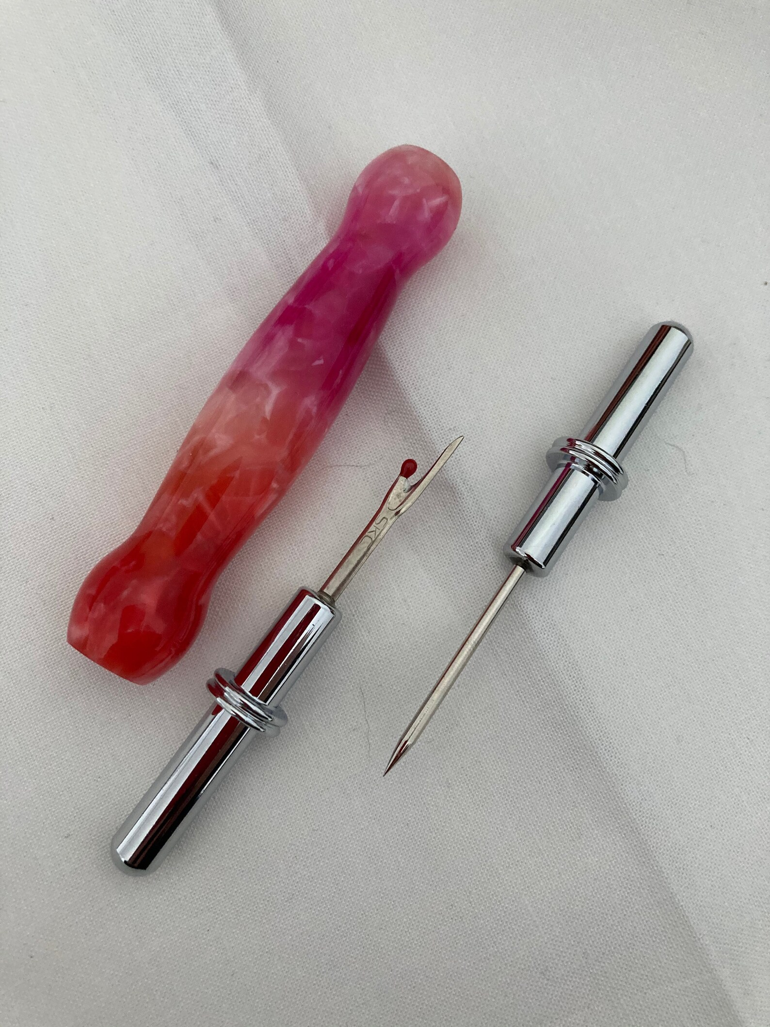 Pink and Orange Groovy Seam Ripper Etsy
