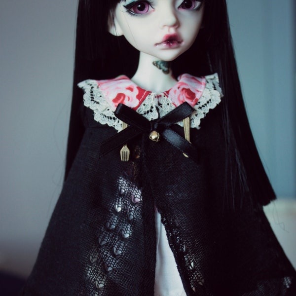 Mantello nero/caplet