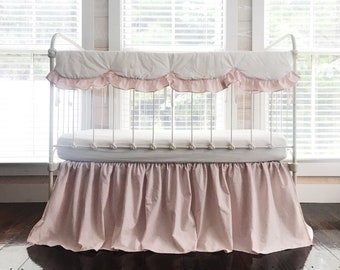 scalloped crib skirt