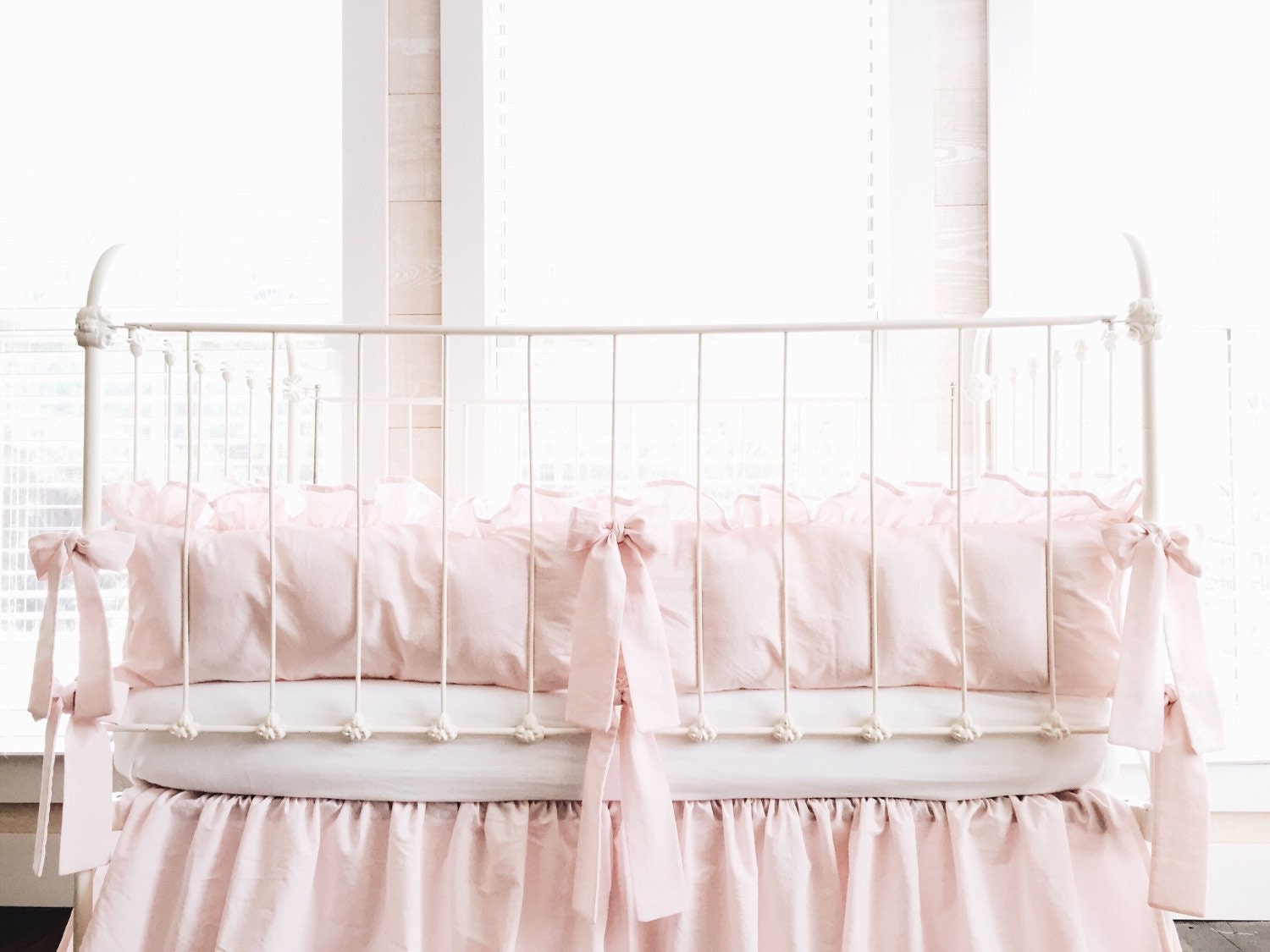 ruffle crib bumper