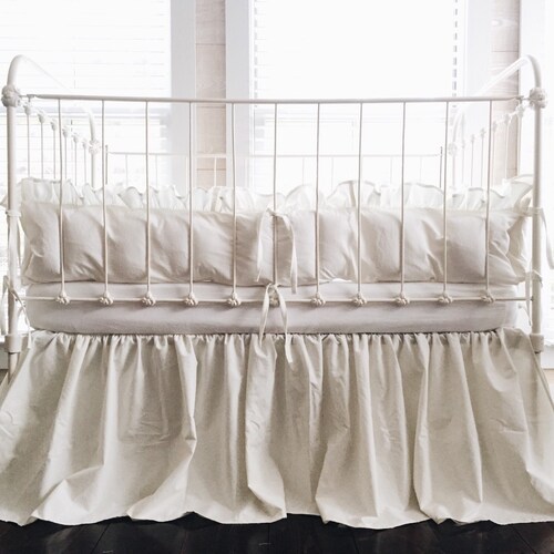 ruffle crib bumper