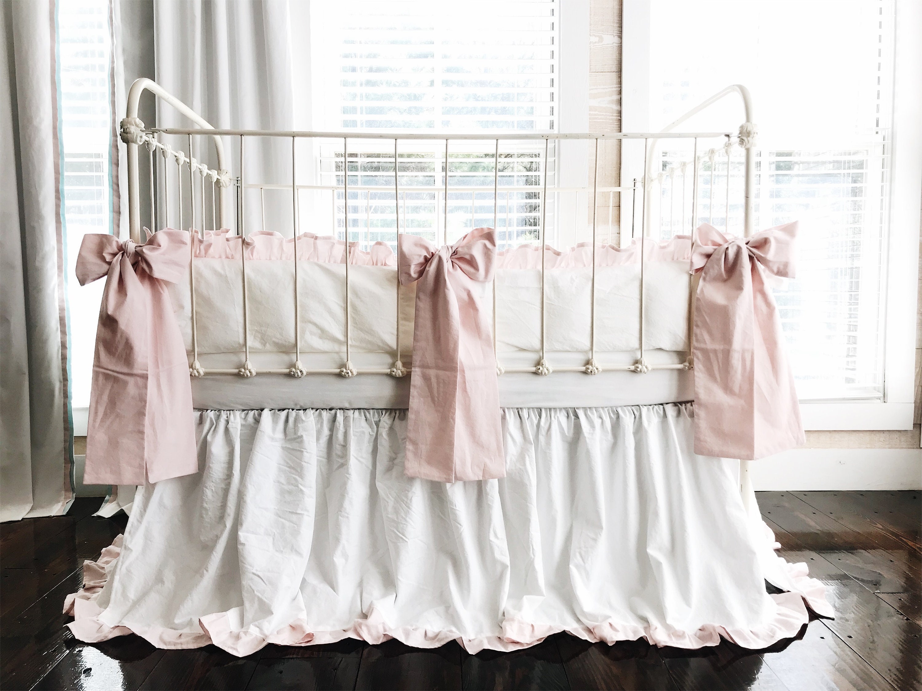 ruffle crib bumper