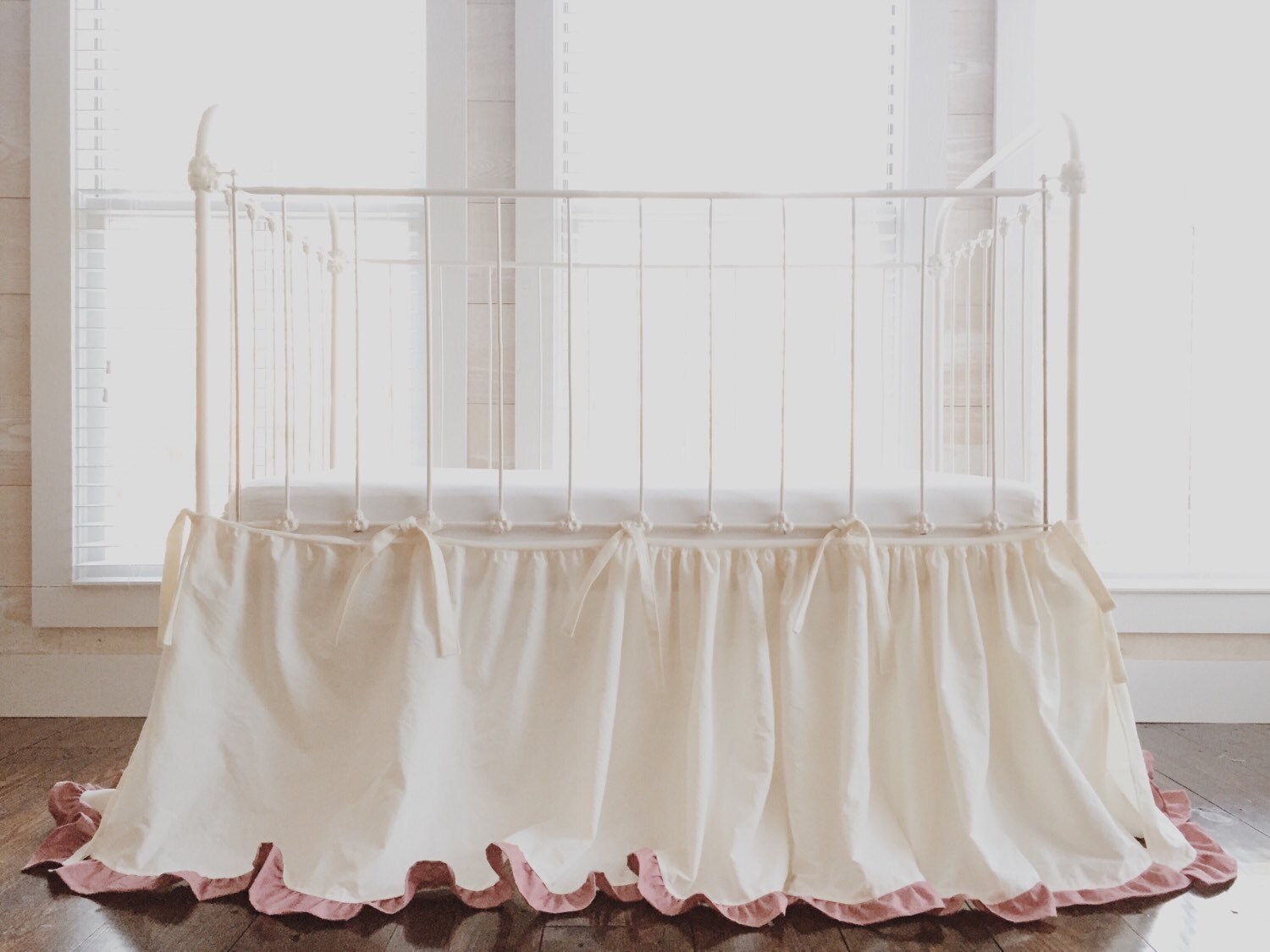 dust ruffle crib skirt
