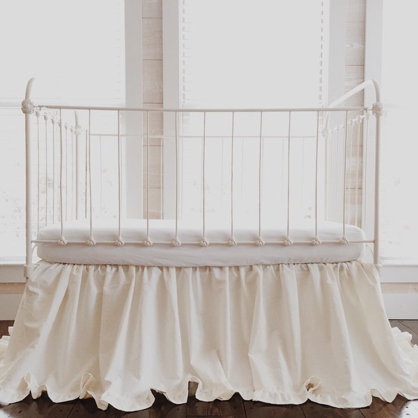Ruffle Crib Skirt Etsy