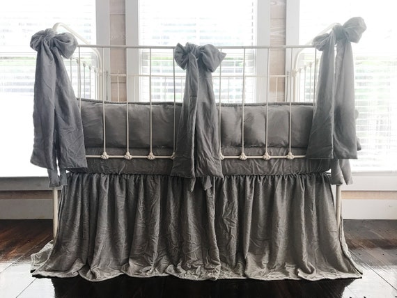 crib skirt and bumper set