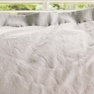Zen Grey Euro Pillow Sham: 26x26 Tailored Farmhouse Cover afbeelding 7