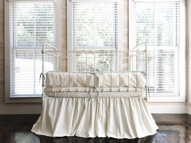 Crib Bedding Set Solid Baby Bedding Nursery Bedding Etsy