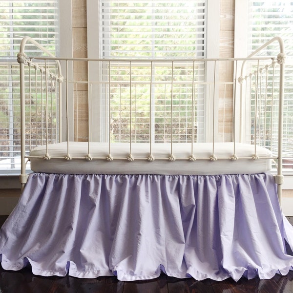 Purple Crib Bedding Etsy