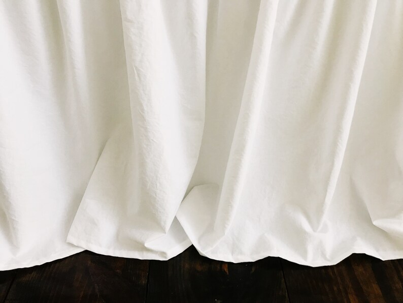 White Farmhouse Crib Skirt White Baby Bed Skirt Crib Skirt Etsy