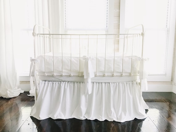 crib bumper and skirt set
