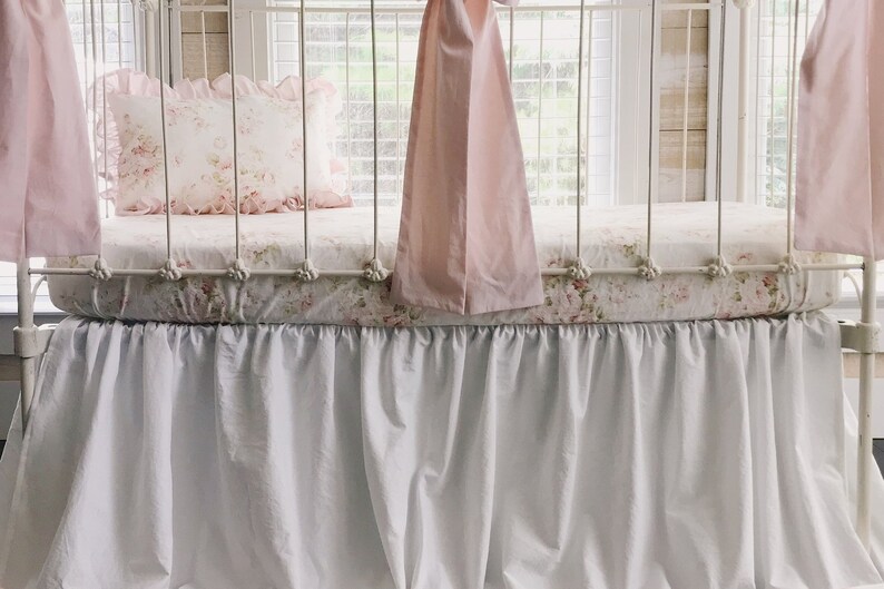 Floral Crib Sheet Girl Crib Sheet Fitted Crib Sheet Girl Etsy