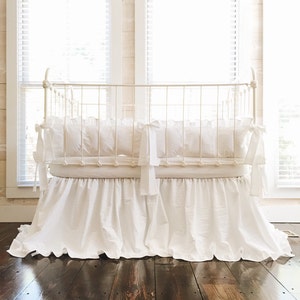 crib skirt and bumper set