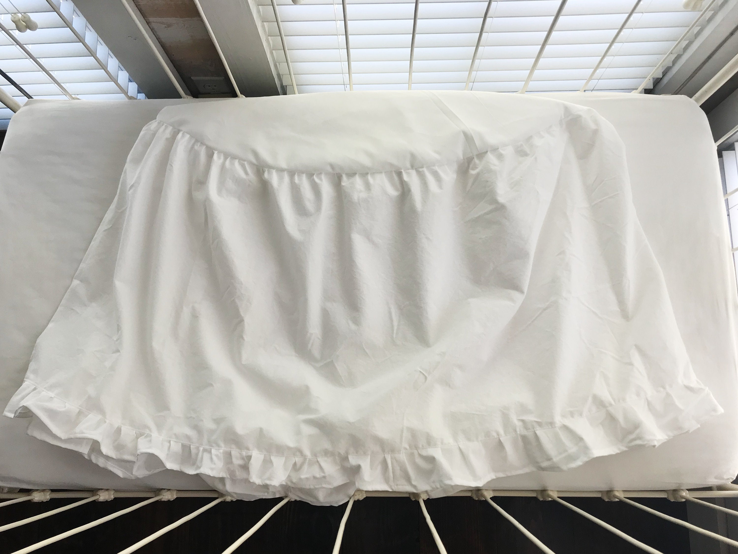 ruffled crib skirt