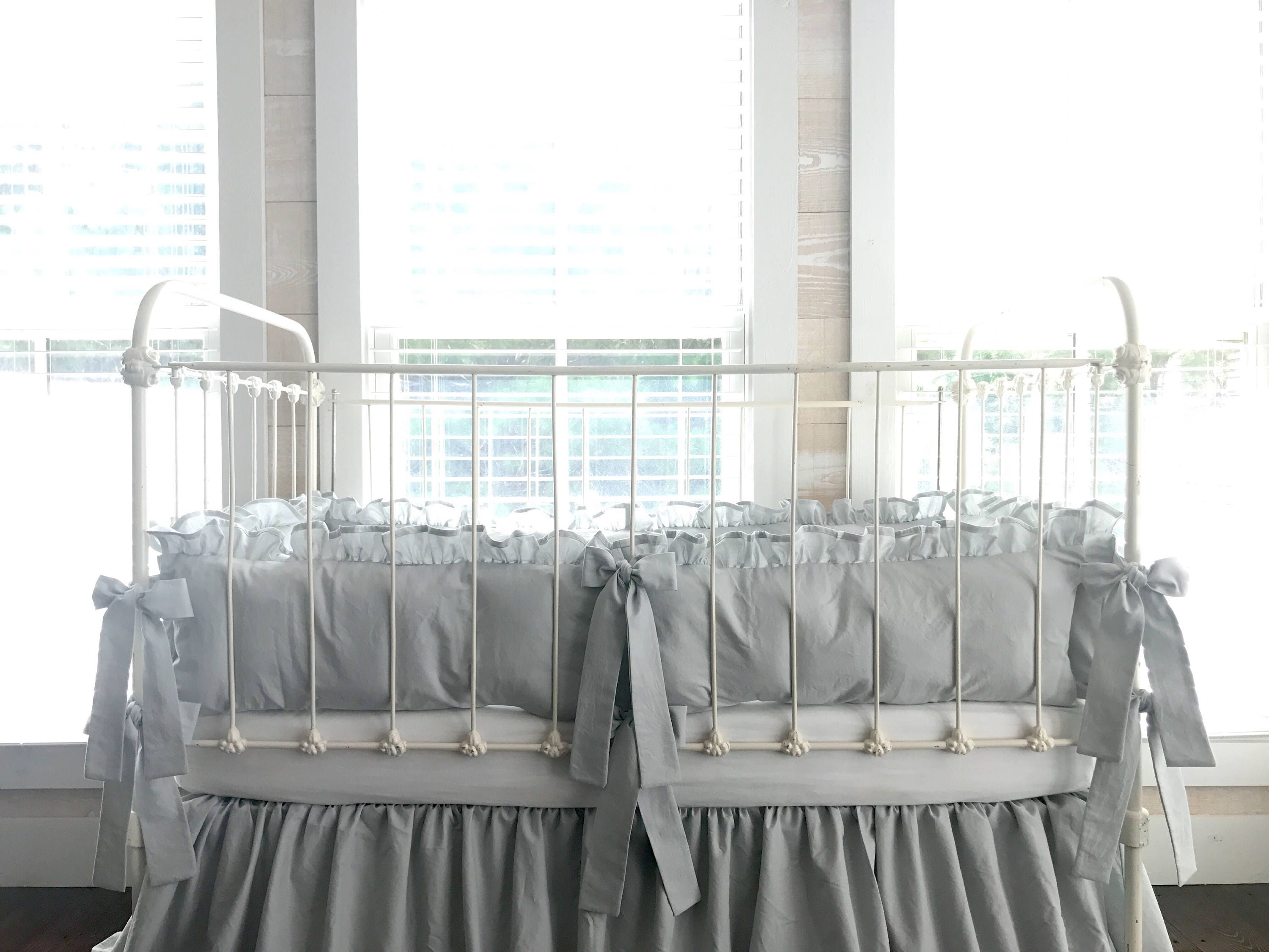 ruffle crib bumper